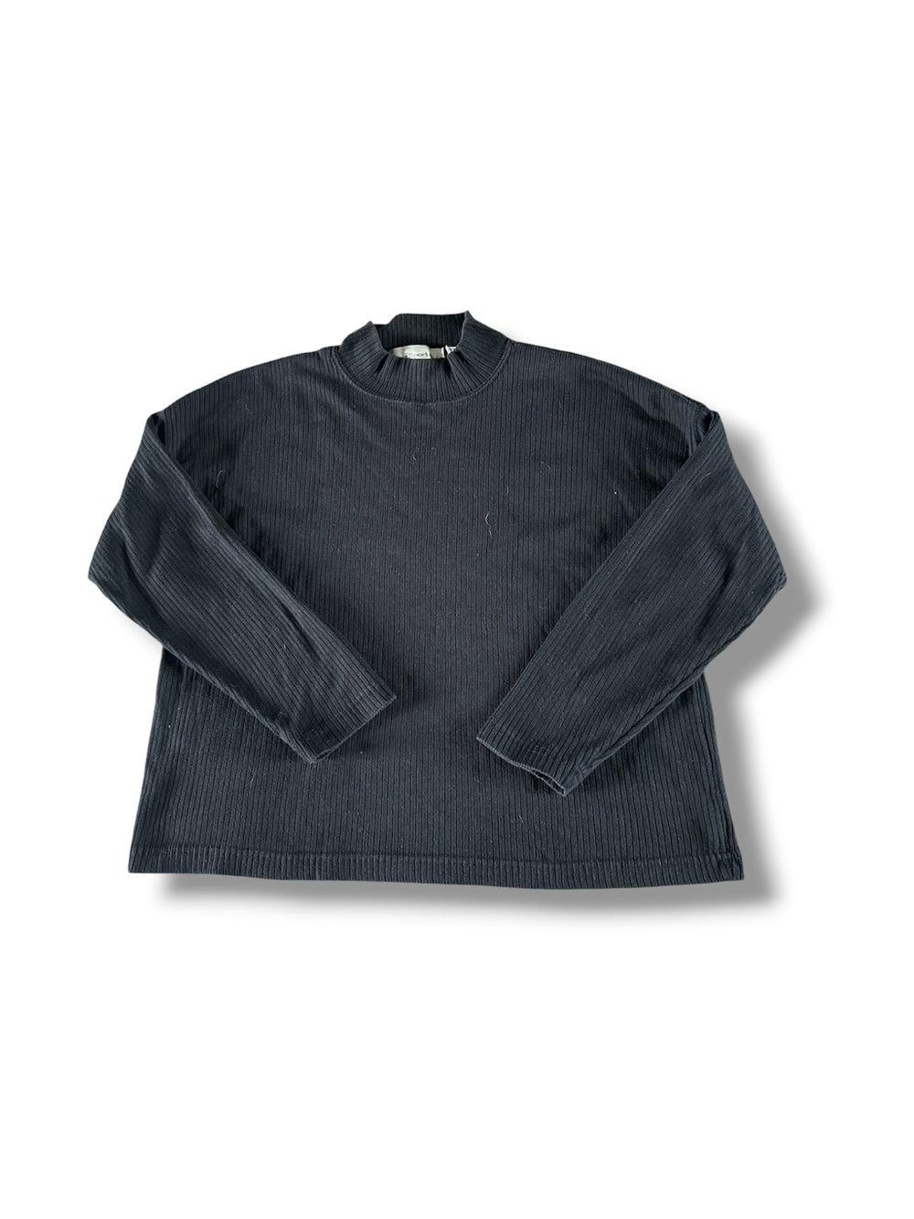 [Paris Sport Club] VTG Black Long Sleeve Mockneck